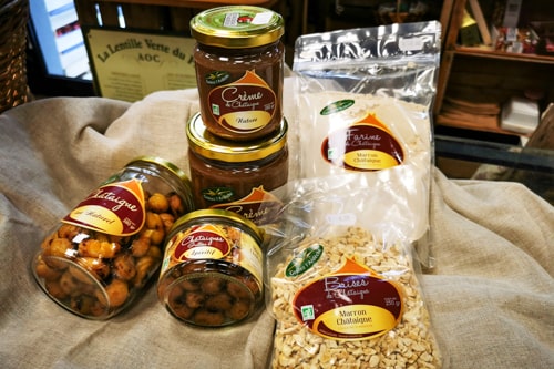 Produits à la châtaigne